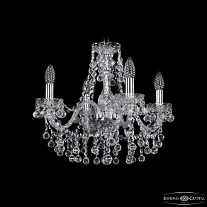 Подвесная люстра Bohemia Ivele Crystal 1409 1409/4/160 Ni