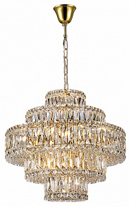 Подвесная люстра Newport 8450 8459+6/C gold
