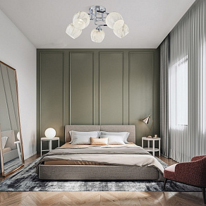 Потолочная люстра Arte Milano AMALFI-327985 327985/5 CR+BK