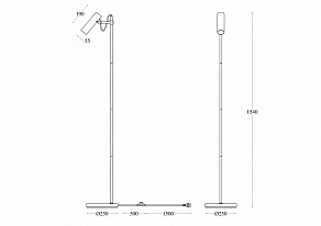 Торшер Maytoni Bansky MOD129FL-01W