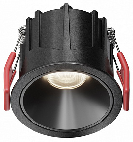 Встраиваемый светильник Maytoni Alfa LED DL043-01-10W4K-RD-B-1