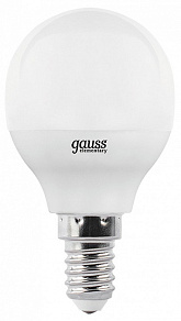 Лампа светодиодная Gauss LED Elementary Globe E14 8Вт 4100K 53128