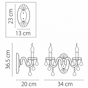 Бра Osgona Classic 700622