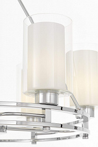 Подвесная люстра LUMINA DECO Marietta LDP 8025-6 CHR+WT