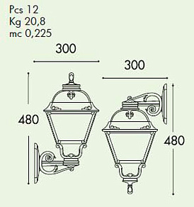 Светильник на штанге Fumagalli Cefa U23.131.000.AXE27