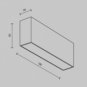 Накладной светильник Maytoni Basis C068CL-12W3-6K-W