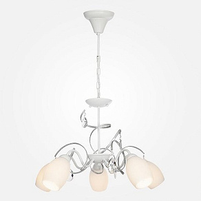 Подвесная люстра Eurosvet 60033 60033/5 белый с серебром