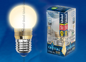 Лампа светодиодная Uniel  E27 5Вт 3000K 10064