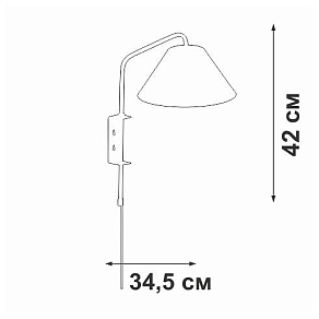 Бра Vitaluce V1876 V1876-1/1A