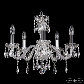 Подвесная люстра Bohemia Ivele Crystal 117 117/5/165 Ni
