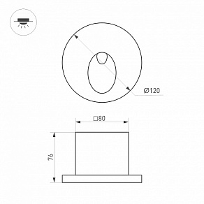 Встраиваемый светильник Arlight LT-TIE 050872