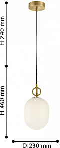 Подвесной светильник Favourite Sincera 2654-1P