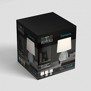 Настольная лампа декоративная Rivoli Damaris Б0057259