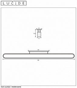 Светильник на штанге Lucide Madelon 04209/18/30