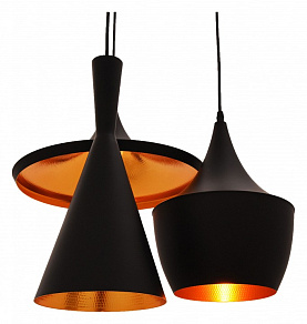 Подвесной светильник LUMINA DECO Foggi LDP 7712-3 BK