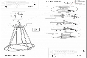Подвесной светильник Eglo ПРОМО Nebreda 96639