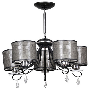 Люстра на штанге Emibig Ultra Black 885/5