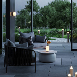 Наземный низкий светильник Odeon Light NATURE 7190/10GL