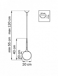 Подвесной светильник Lightstar Globo 803110