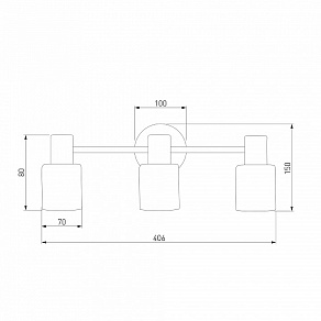 Бра Eurosvet Corso 20089/3 хром
