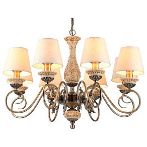 Подвесная люстра Arte Lamp Ivory A9070LM-8AB
