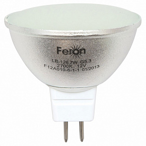 Лампа светодиодная Feron LB-126 GU5.3 7Вт 2700K 25292