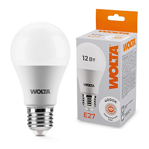 Лампа светодиодная Wolta  E27 12Вт 4000K 25S60BL12E27