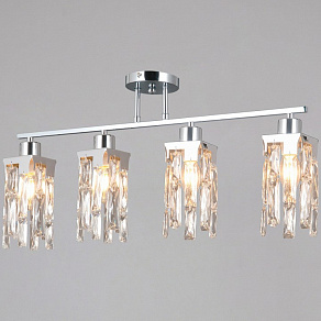 Люстра на штанге ILLUMICO  IL3601-4CSQ-26 CR DS