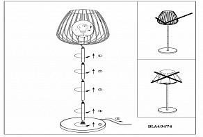 Торшер Eglo ПРОМО Newtown 49474