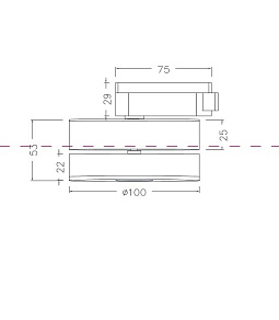 Накладной светильник Maytoni Magic TR006-1-12W3K-B4K