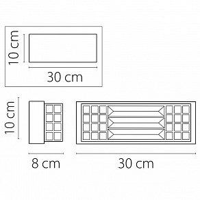 Накладной светильник Osgona Limpio 722640