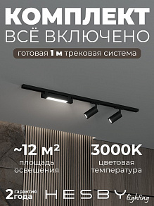 Комплект трековый Hesby Lighting Skylite №5 HSBL_kompl_S005_NI1B3K