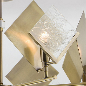 Подвесная люстра Eurosvet Rombo 60110/8 античная бронза