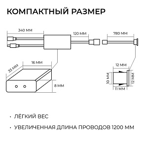 Заглушка для лент Apeyron Electrics  04-67