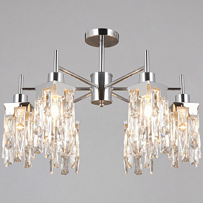 Люстра на штанге ILLUMICO  IL3601-6CSQ-26 CR DS
