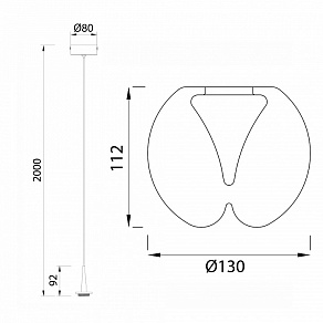 Подвесной светильник Mantra Andromeda 8931+8940