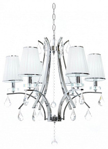 Подвесная люстра LUMINA DECO Glamour LDP 66247-6 WT+CHR