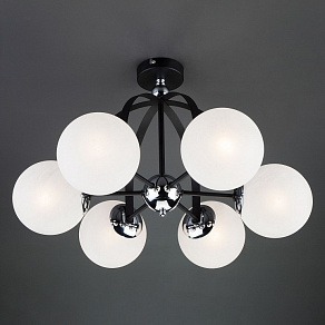Люстра на штанге Eurosvet Globe 70082/6 хром/черный