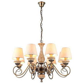 Подвесная люстра Arte Lamp Ivory A9070LM-8AB