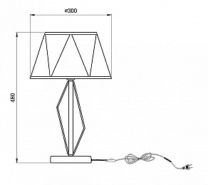 Настольная лампа декоративная Vele Luce Si VL2191N01