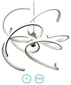 Подвесной светильник Ambrella Metallic 8 FL402