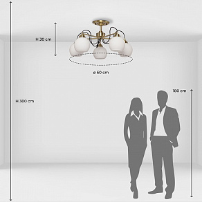 Люстра на штанге De City Вита 16 220014305