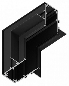 Соединитель угловой L-образный для треков встраиваемых Ambrella GL GL3363