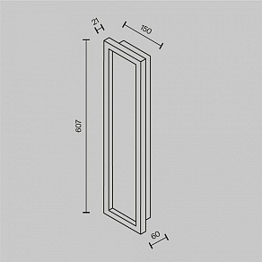 Накладной светильник Maytoni Orign MOD311WL-L55B3K
