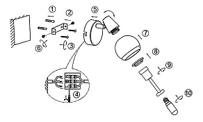 Спот Globo Karde 56038-1