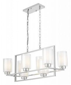 Подвесная люстра LUMINA DECO Lino LDP 1239-8 CHR