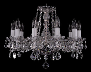 Подвесная люстра Bohemia Ivele Crystal 1402 1402/10/160/Ni/Leafs