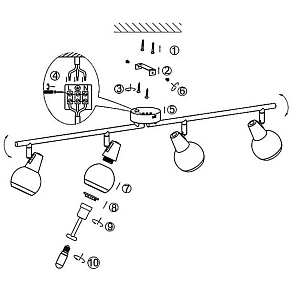Спот Globo Karde 56038-4