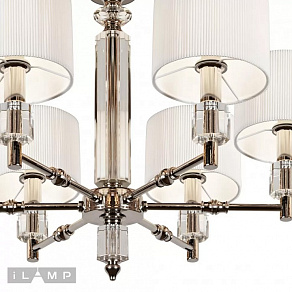 Подвесная люстра iLamp Alexa P2404-6  Nickel