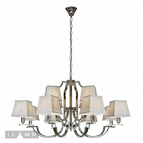 Подвесная люстра iLamp Hilton 6943-8+4 CR